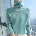 Loose Fit Turtleneck Sweater In Fine Knit