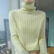 Turtleneck sweater with regular cut sleeves in a fine knit, product photo 7