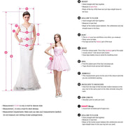V-neck backless satin wedding dress with long sleeves, product photo 4