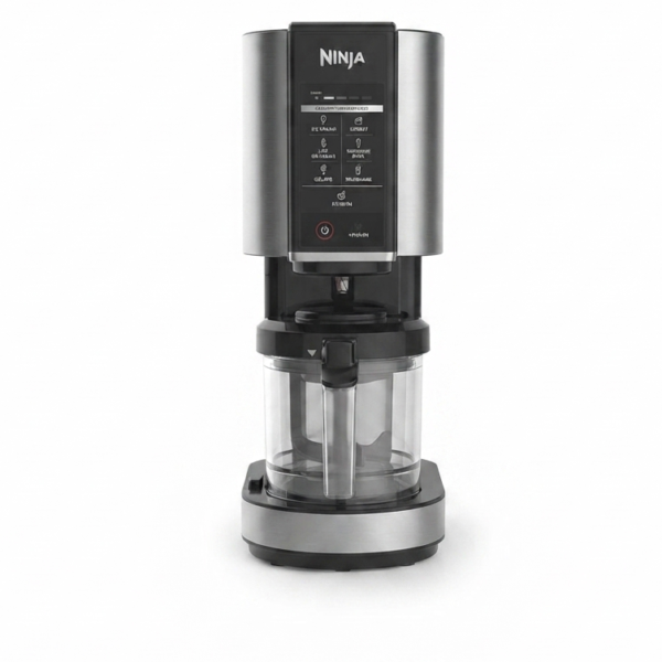 Ninja CREAMi Ice Cream Maker | 7-in-1 - IceCream, Gelato, Sorbet, Milkshakes, Mix-ins, Smoothie Bowls & More | Includes (1) Dishwasher Safe 16 oz. Pint with storage lid | Black | NC299AMZ | 7-in-1 One-Touch Programs for Ice Cream, Gelato, Sorbet, Milkshakes and Bowls, Includes Dishwasher-Safe 16 Oz Pint with Lid
